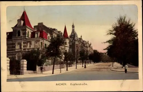 Ak Aachen in Nordrhein Westfalen, Kupferstraße