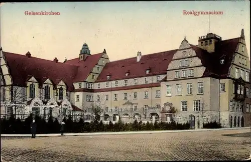 Ak Gelsenkirchen im Ruhrgebiet, Realgymnasium