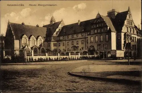 Ak Gelsenkirchen im Ruhrgebiet, Neues Realgymnasium