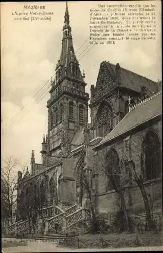 Ak Mezieres Ardennes, L'Eglise Notre Dame