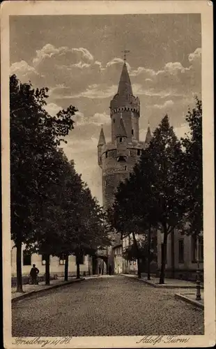 Ak Friedberg in Hessen, Blick auf den Adolfsturm