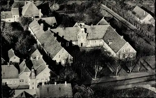 Ak Weener Ostfriesland, Fliegeraufnahme