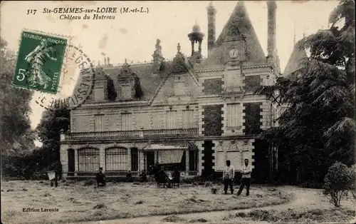 Ak Sainte Gemmes sur Loire Maine et Loire, Chateau du Hutreau