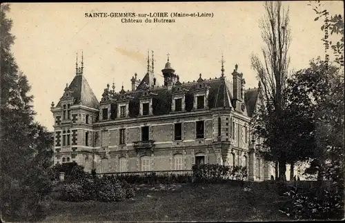 Ak Sainte Gemmes sur Loire Maine et Loire, Chateau du Hutreau