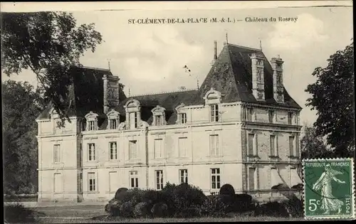 Ak Saint Clément de la Place Maine et Loire, Chateau du Rossay