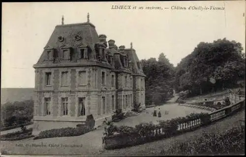 Ak Lisieux Calvados, Chateau d'Ouilly le Vicomte