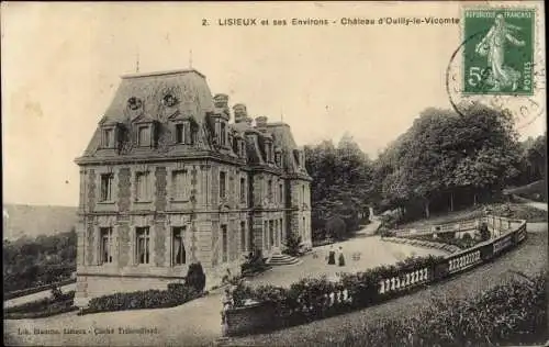 Ak Lisieux Calvados, Chateau d'Ouilly le Vicomte