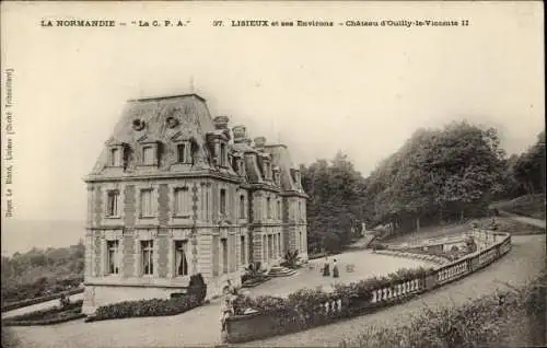 Ak Lisieux Calvados, Chateau d'Ouilly le Vicomte II
