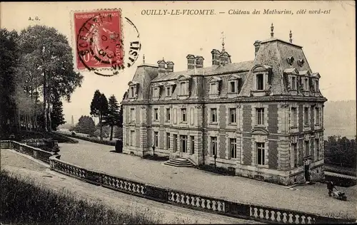 Ak Ouilly le Vicomte Calvados, Chateau des Mathurins