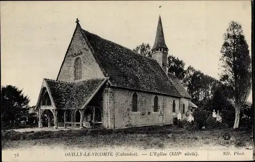 Ak Ouilly le Vicomte Calvados, L'Eglise