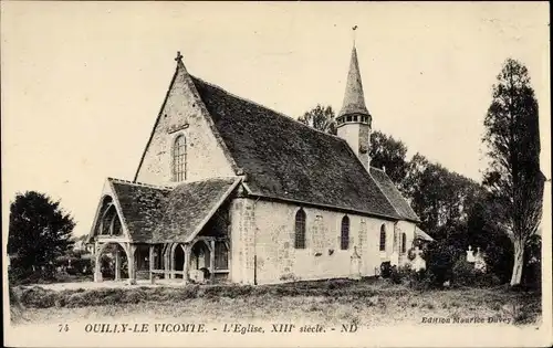 Ak Ouilly le Vicomte Calvados, L'Eglise