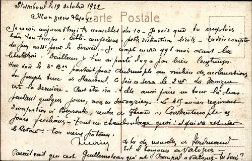 Ak Konstantinopel Istanbul Türkei, Corne d'Or, Landschaftsansicht, Häuser