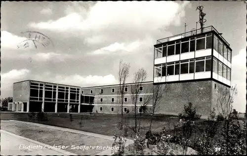 Ak Elsfleth im Oldenburger Land, Seefahrtschule, Gesamtansicht