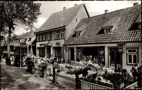 Ak Sankt Andreasberg Braunlage im Oberharz, Cafe Wiegand