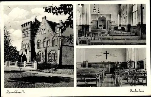 Ak Nordenham in Oldenburg Niedersachsen, Zoar Kapelle