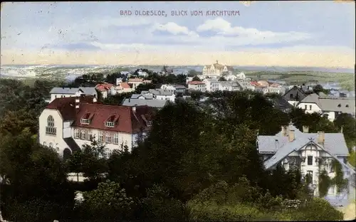 Ak Bad Oldesloe in Schleswig Holstein, Blick vom Kirchturm