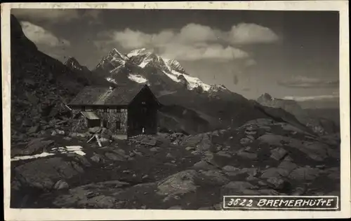 Ak Gschnitz in Tirol, Bremer Hütte