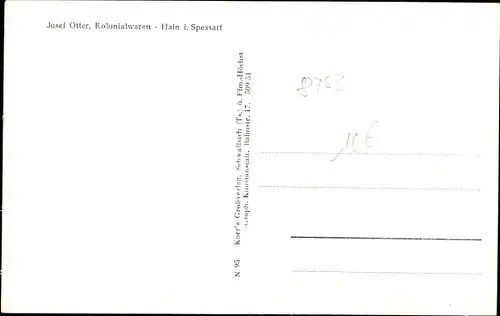 Ak Hain im Spessart Laufach in Unterfranken, Kirche, Frohe Weihnachten, Glocke, Winter