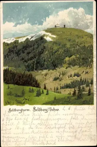 Litho Feldberg im Schwarzwald, Feldbergturm