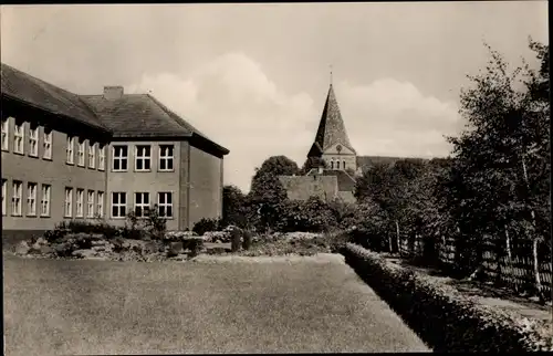 Ak Schwaan in Mecklenburg, Polytechnische Oberschule