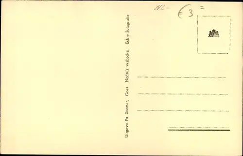 Künstler Ak F. de Soomer, Zuid Bevelandsch Type