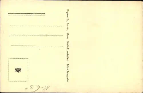 Künstler Ak F. de Soomer, Zuid Bevelandsch Type