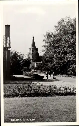 Ak Tienraai Tienray Limburg Niederlande, R. K. Kerk