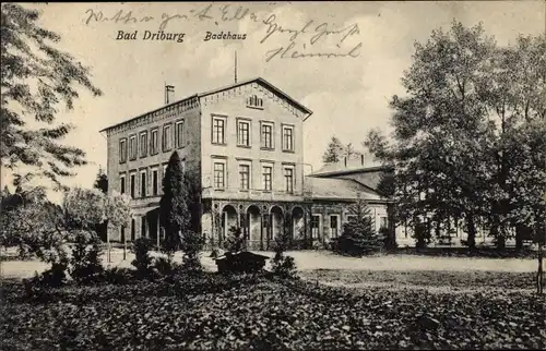 Ak Bad Driburg in Westfalen, Badehaus