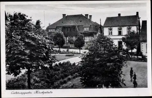 Ak Ostercappeln in Niedersachsen, Kirchplatz