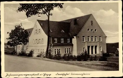 Ak Johanngeorgenstadt im Erzgebirge Sachsen, Deutsches Turnerheim