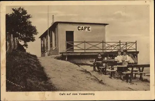 Ak Cranenburg Kranenburg am Niederrhein, Cafe auf dem Vossenberg