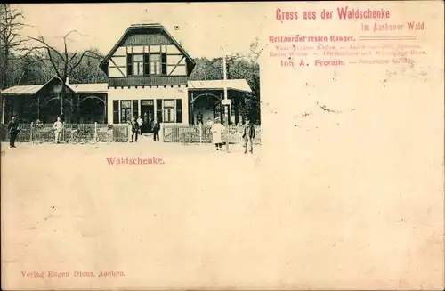 Ak Aachen in Nordrhein Westfalen, Aachener Wald, Waldschenke