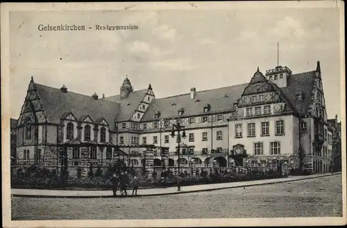 Ak Gelsenkirchen im Ruhrgebiet, Realgymnasium