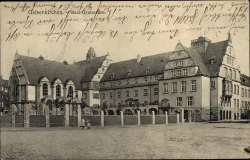 Ak Gelsenkirchen im Ruhrgebiet, Realgymnasium