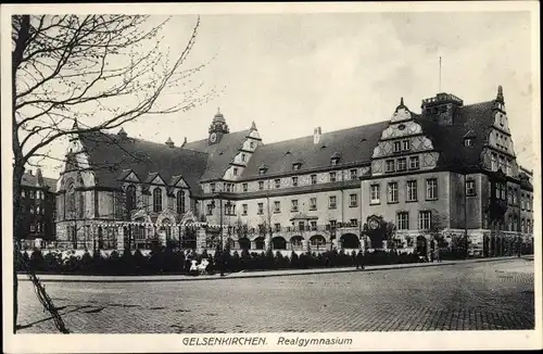 Ak Gelsenkirchen im Ruhrgebiet, Realgymnasium