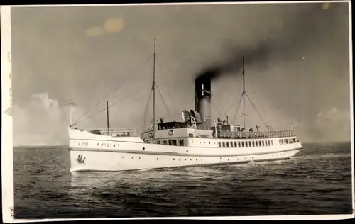 Ak Seebäderschiff Frisia I, Reederei Norden-Frisia, Nordseebad Norderney