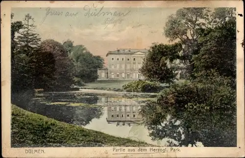 Ak Dülmen im Münsterland Westfalen, Herzogl. von Croy'scher Park, Schlossgarten