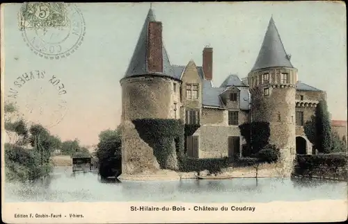 Ak Saint Hilaire du Bois Maine-et-Loire, Chateau du Coudray