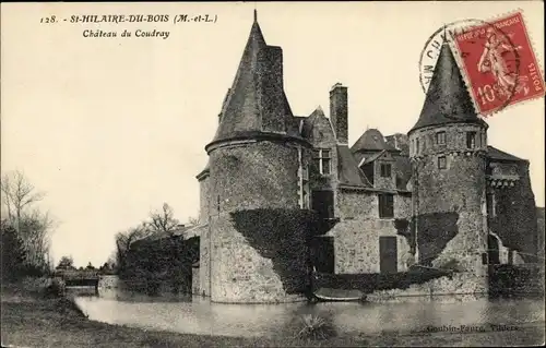 Ak Saint Hilaire du Bois Maine-et-Loire, Chateau du Coudray