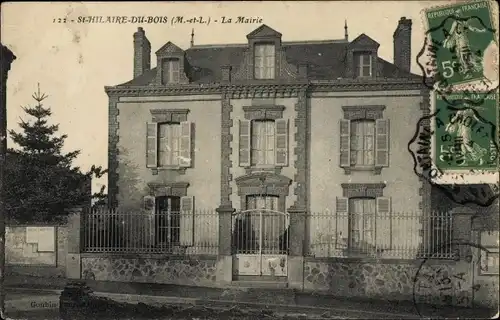 Ak Saint Hilaire du Bois Maine-et-Loire, La Mairie