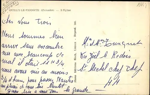Ak Ouilly le Vicomte Calvados, L'Eglise