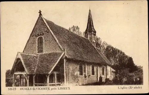 Ak Ouilly le Vicomte Calvados, L'Eglise