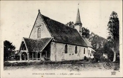 Ak Ouilly le Vicomte Calvados, L'Eglise