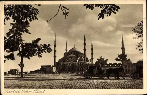 Ak Konstantinopel Istanbul Türkei, Sultan Ahmed, Mosquee