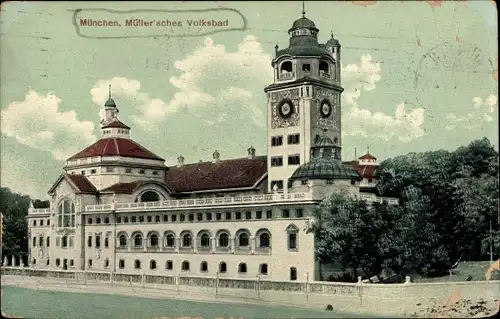 Ak München, Müller'sches Volksbad