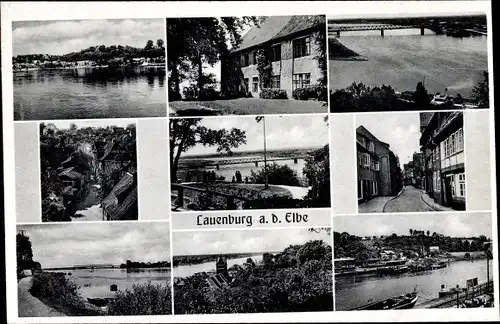 Ak Lauenburg an der Elbe, Ortsansichten