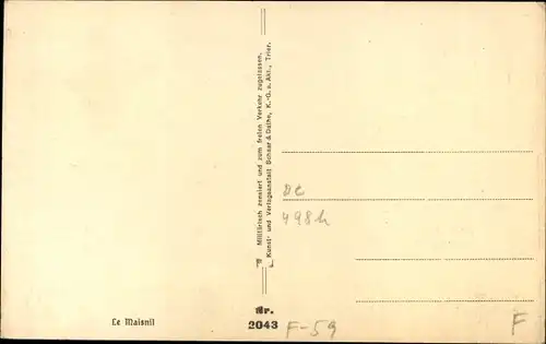 Ak Le Maisnil Nord, Ruine, Kriegszerstörung I. WK