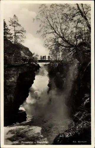 Ak Romsdalen Norwegen, Slettafoss