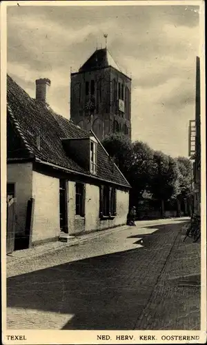 Ak Texel Nordholland Niederlande, Ned. Herv. Kerk Oosterend