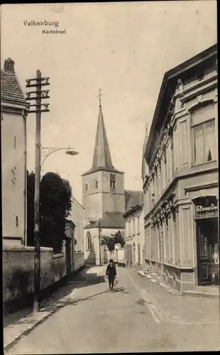 Ak Valkenburg Limburg Niederlande, Kerkstraat